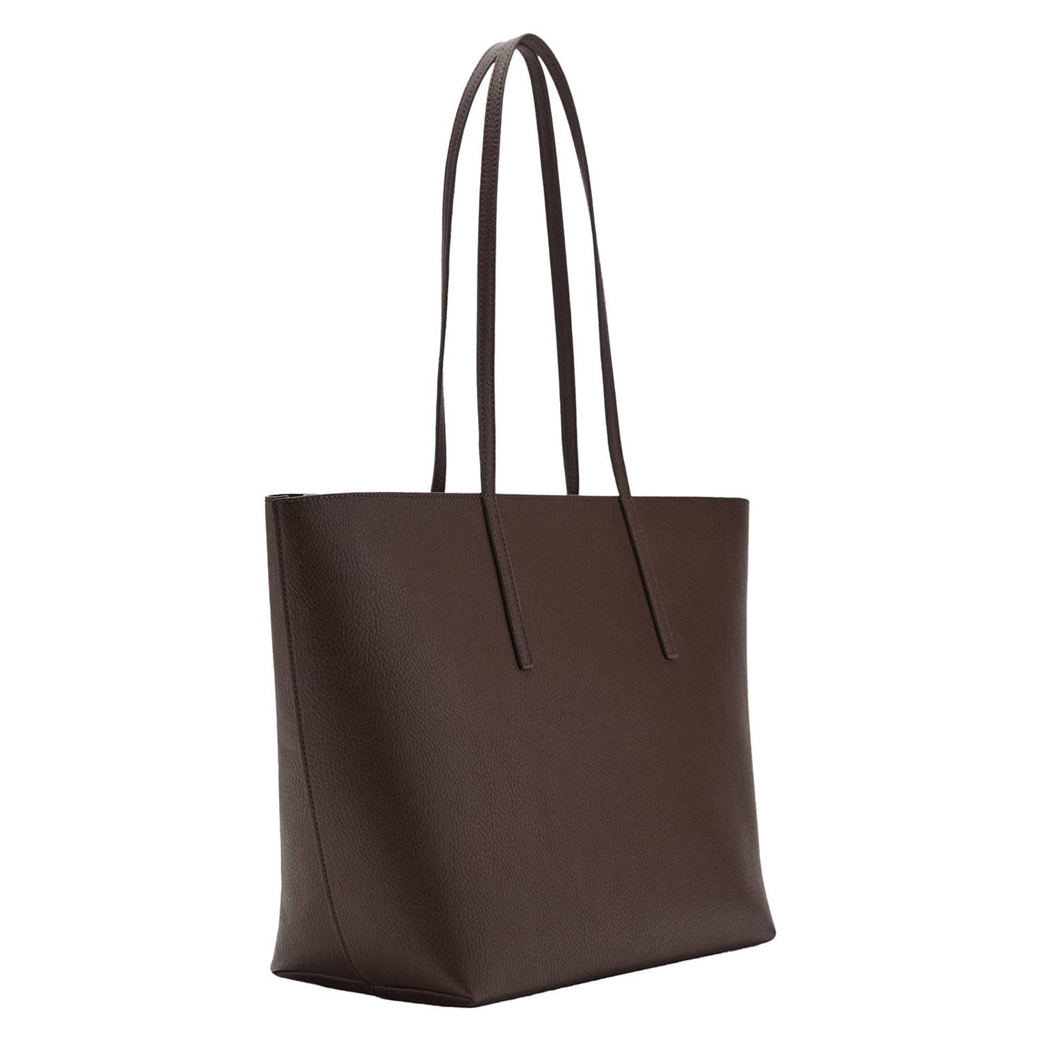 Mango shopper donkerbruin