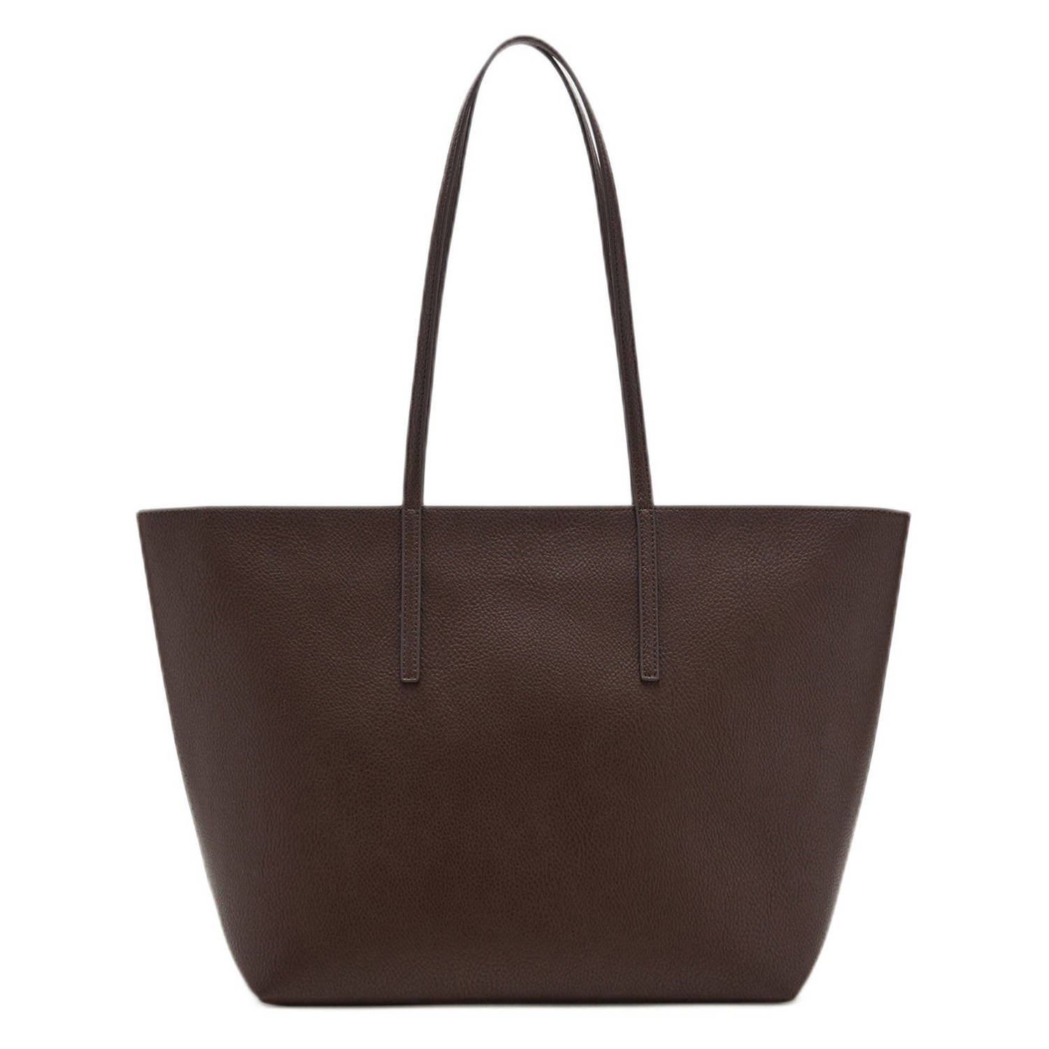 Mango shopper donkerbruin