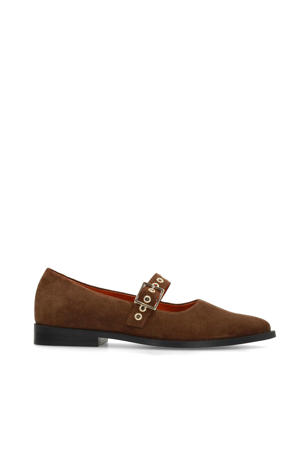 suède loafers cognac