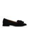 Manfield suède loafers zwart