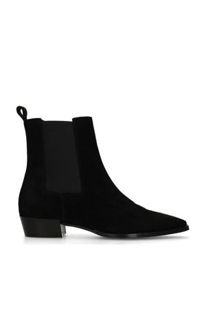 suède chelsea boots zwart