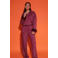 Studio AMAYA wide leg regular waist broek roze met glitter