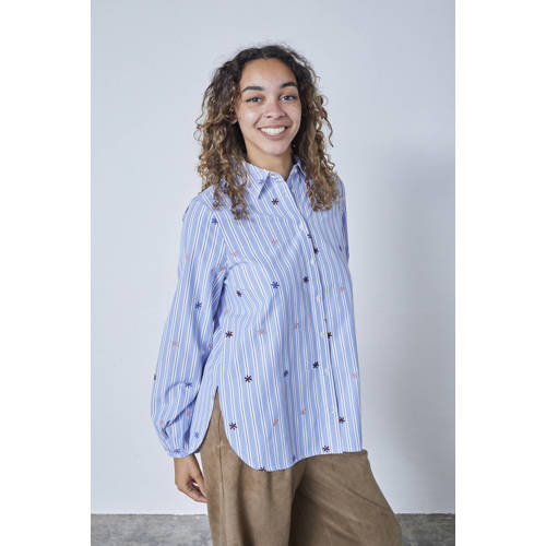 SisterS Point blouse lichtblauw afbeelding