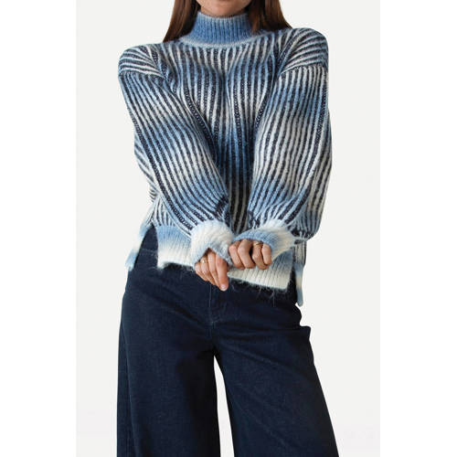 Another-Label trui blauw gebreid afbeelding
