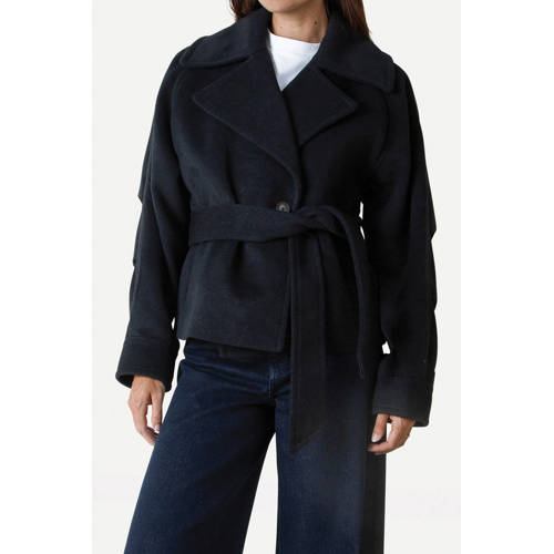 Another-Label winterjas donkerblauw afbeelding