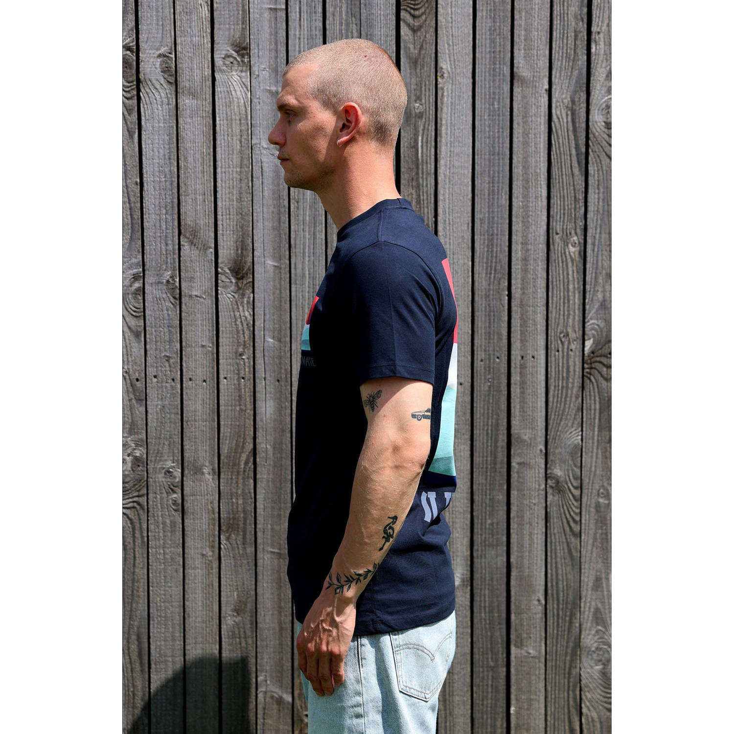 Kultivate T-shirt donkerblauw