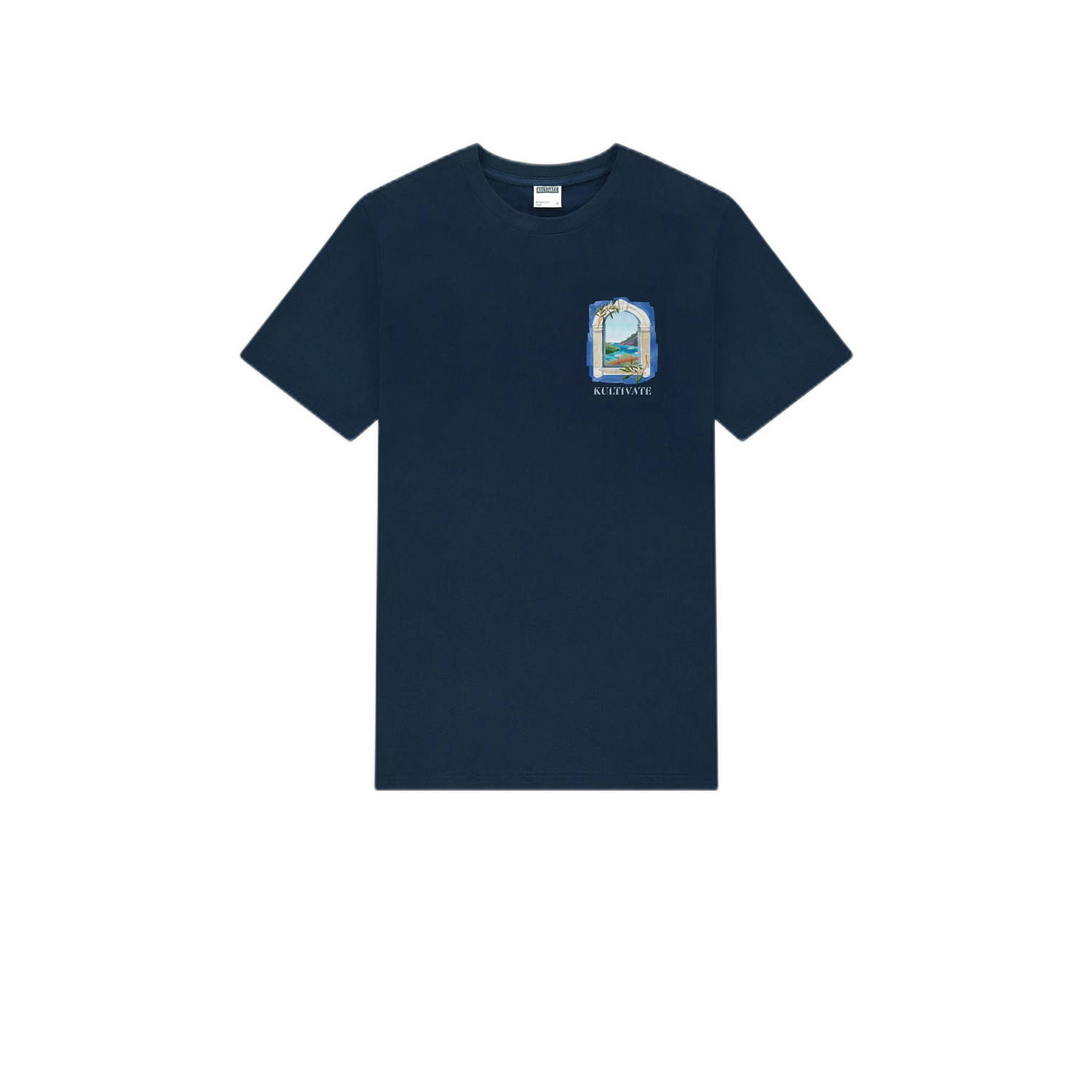 Kultivate T-shirt donkerblauw