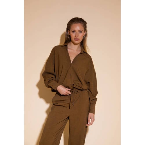 AMAYA Amsterdam blouse bruin afbeelding