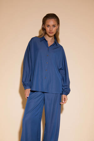 blouse blauw