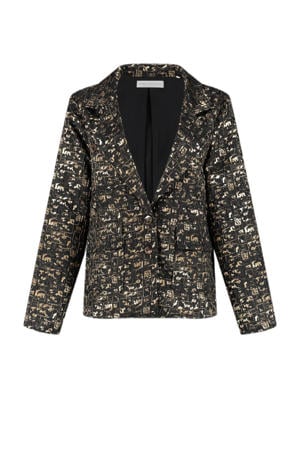 regular blazer zwart