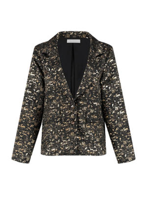 regular blazer zwart