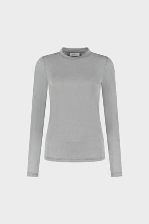 top grijs met lurex