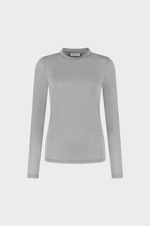 top grijs met lurex