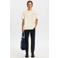 Selected regular T-shirt ecru