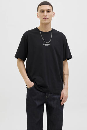 relaxed T-shirt zwart