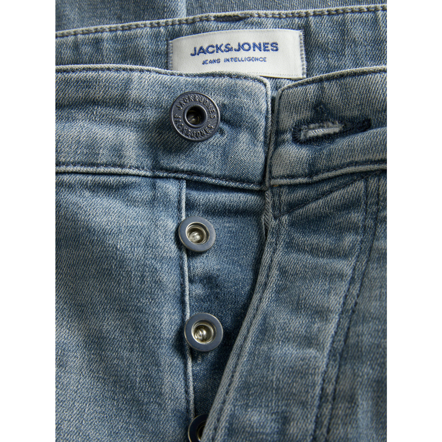 JACK & JONES JEANS INTELLIGENCE JJIGLENN JJICON slim fit jeans blue denim