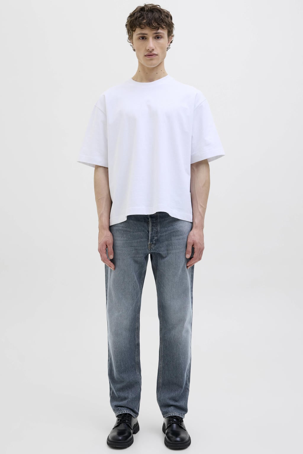JACK & JONES JEANS INTELLIGENCE relaxed fit jeans - blue denim