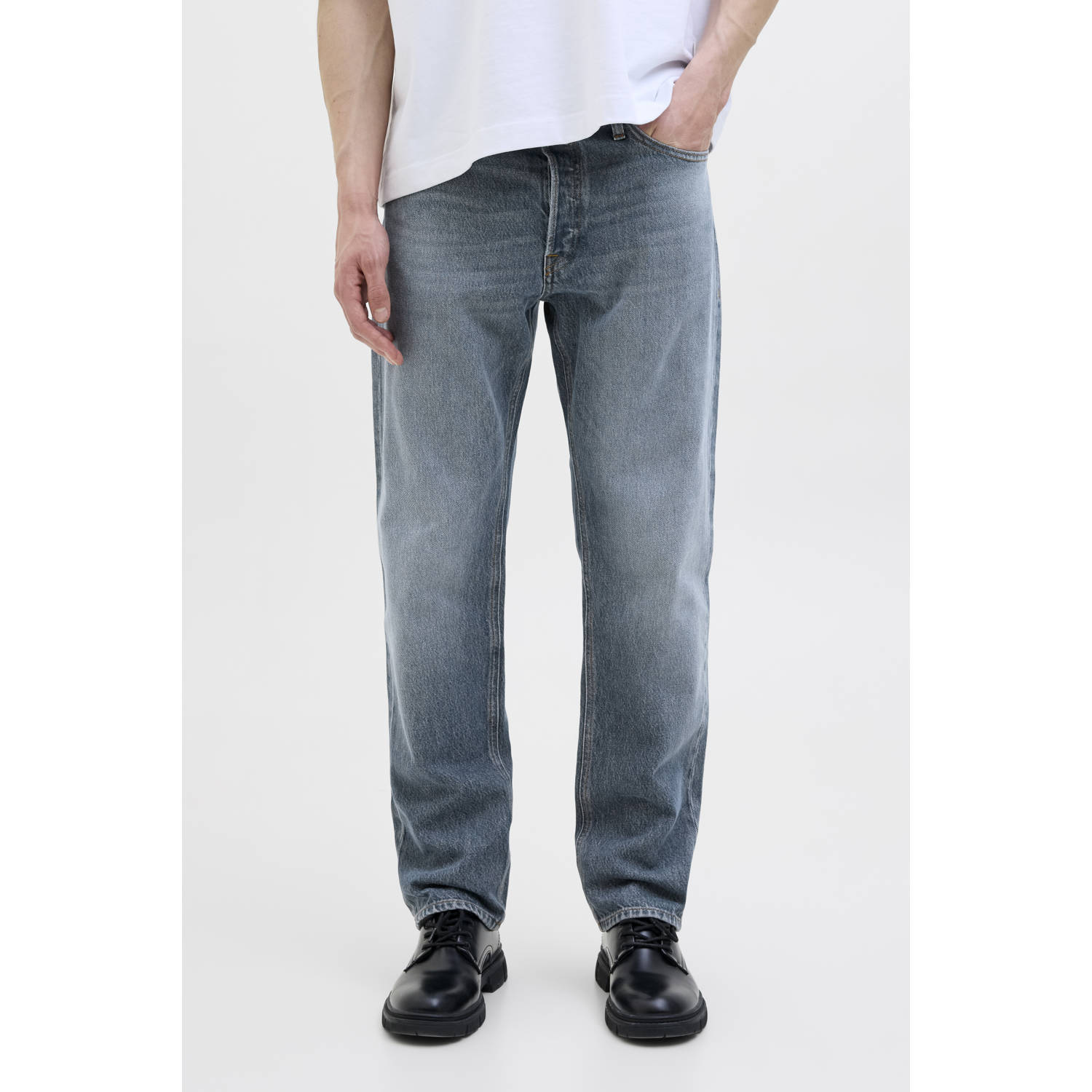 JACK & JONES JEANS INTELLIGENCE JJICHRIS JJORIGINAL relaxed regular fit jeans blue denim