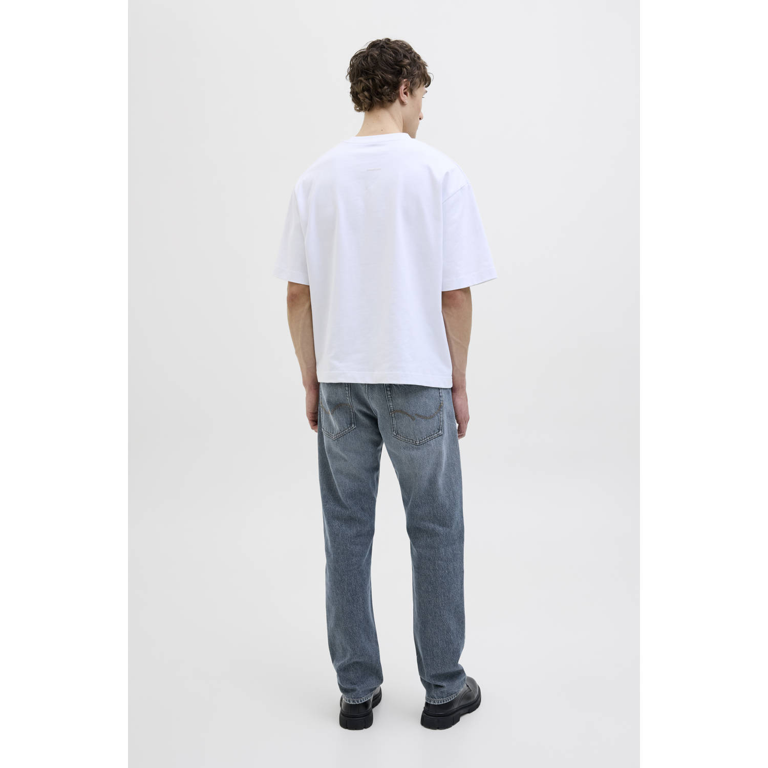 JACK & JONES JEANS INTELLIGENCE JJICHRIS JJORIGINAL relaxed regular fit jeans blue denim