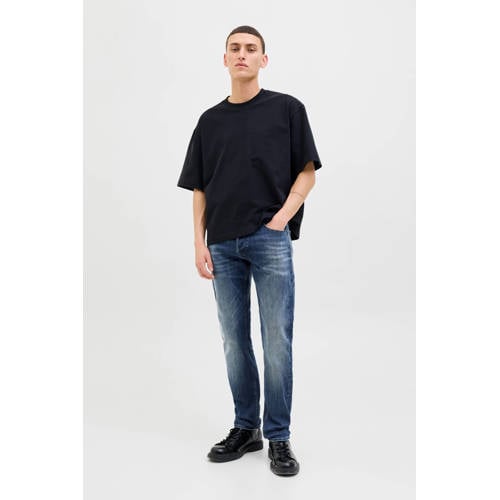 JACK & JONES JEANS INTELLIGENCE JJIGLENN JJORIGINAL slim fit jeans blue denim afbeelding
