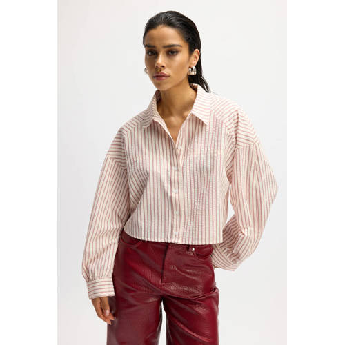 Refined Department cropped blouse gestreept afbeelding