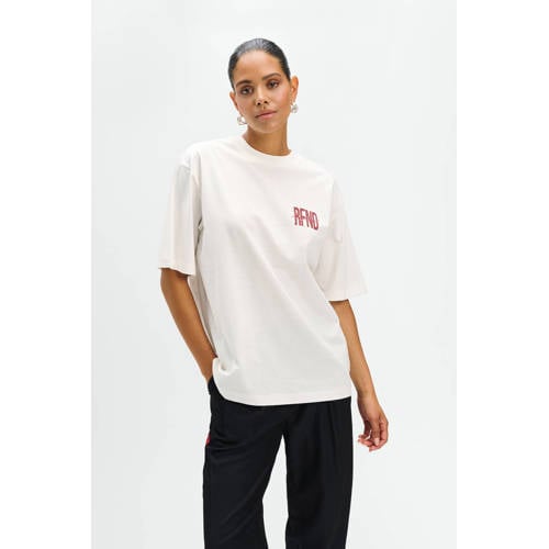 Refined Department T-shirt wit afbeelding