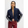 Refined Department cropped blazer donkerblauw