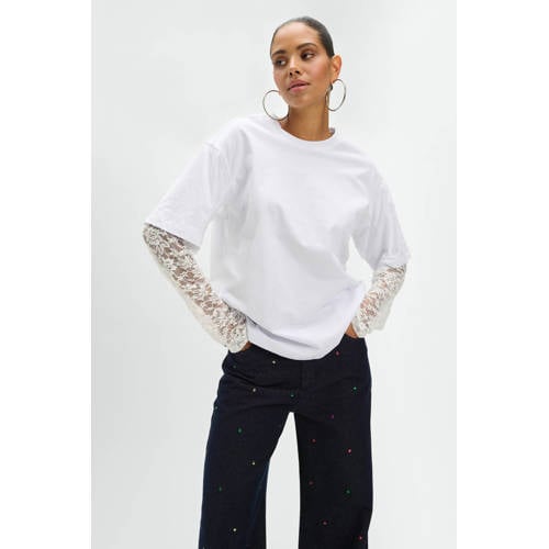 Refined Department top wit afbeelding