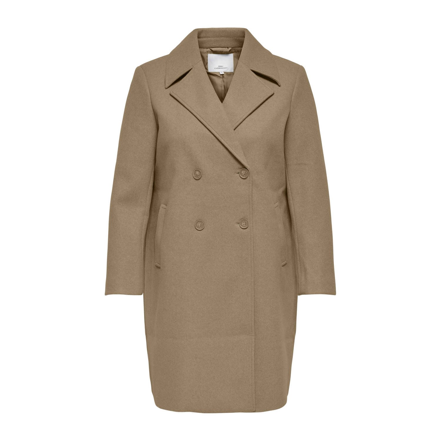 ONLY CARMAKOMA manteljas beige