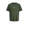 JACK & JONES ESSENTIALS relaxed T-shirt donkergroen