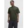 JACK & JONES ESSENTIALS relaxed T-shirt donkergroen