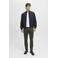 JACK & JONES PANTS STUDIO slim chino donkergroen