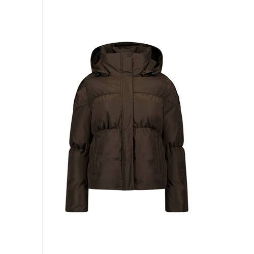 Airforce winterjas bruin afbeelding
