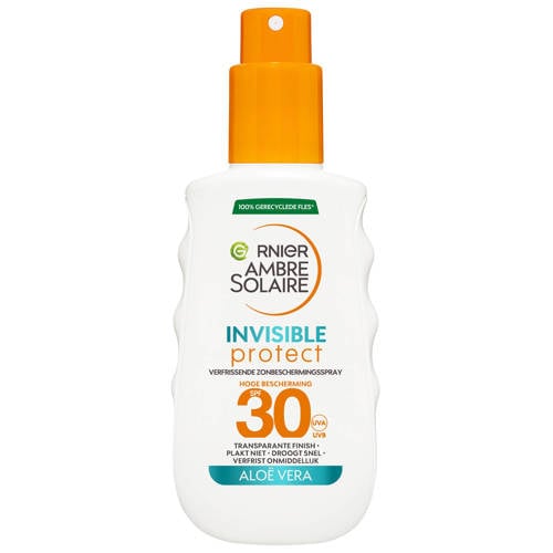 Garnier Ambre Solaire Invisible Protect Transparente Zonnespray SPF 30 - 150ml afbeelding