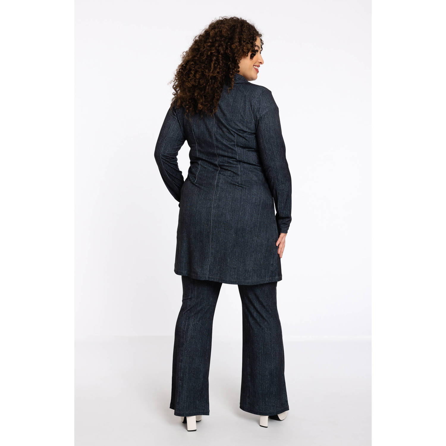 YOEK regular blazer zwart