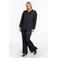 YOEK regular waist broek zwart