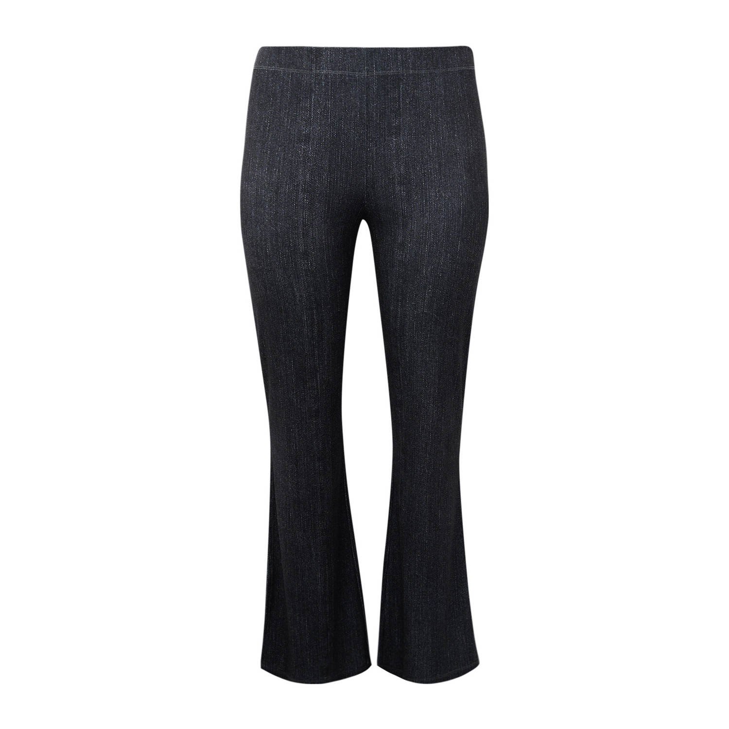 YOEK regular waist broek zwart