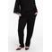 YOEK tapered regular waist pantalon zwart