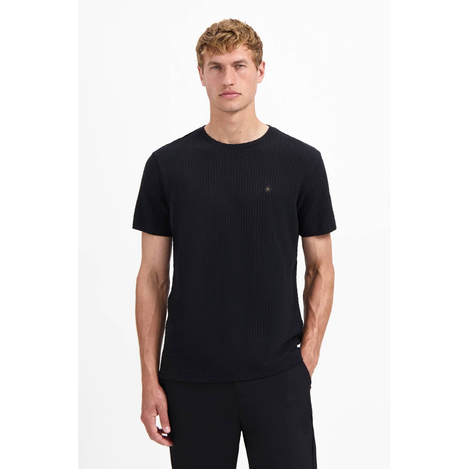 No Excess regular T-shirt zwart