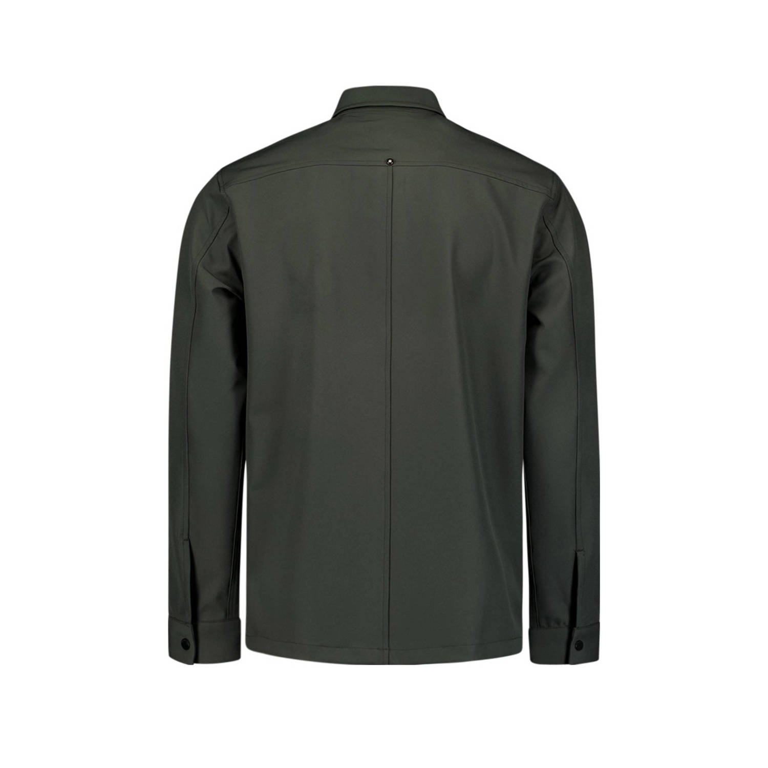 No Excess overshirt grijsgroen
