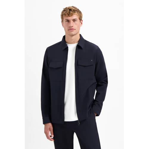 No Excess overshirt donkerblauw afbeelding