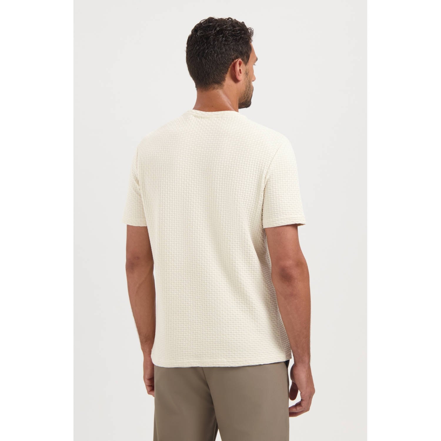 No Excess regular T-shirt ecru