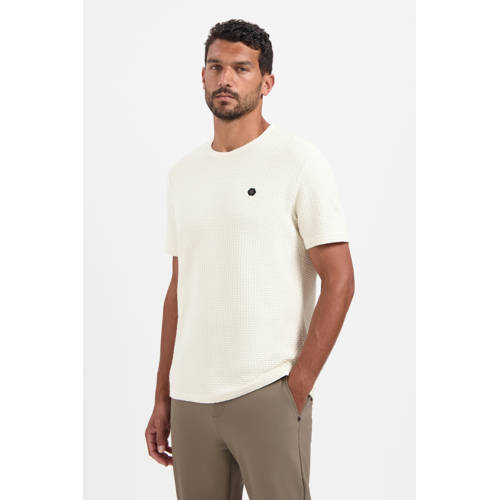 No Excess regular T-shirt ecru afbeelding