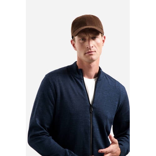 No Excess vest fijn gebreid donkerblauw afbeelding