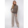 CS the Label straight regular waist pantalon zand