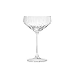 Plisse champagne coupe (set van 4)