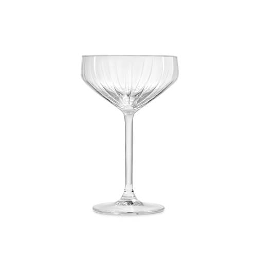 Royal Leerdam Plisse champagne coupe (set van 4) afbeelding