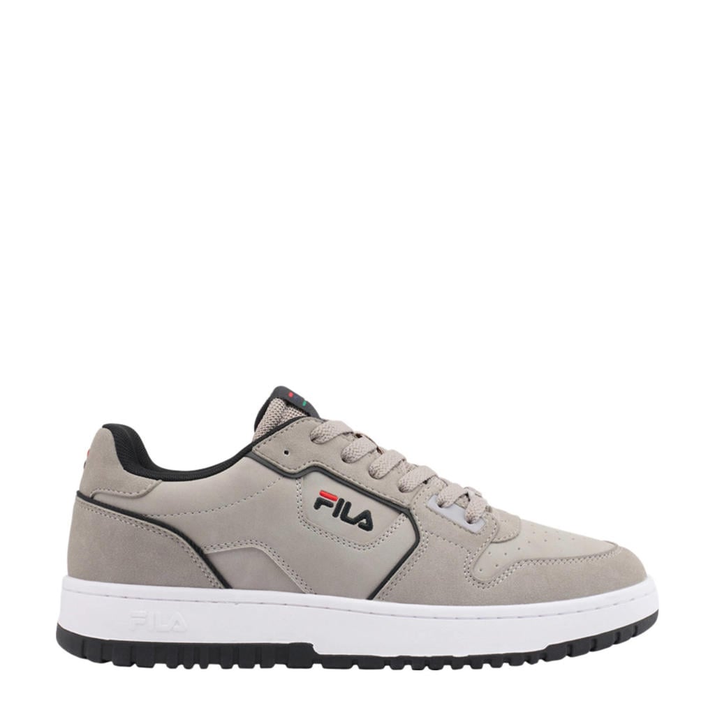 Grijze heren Fila sneakers van imitatiesuède met veters