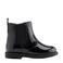 Graceland lak enkellaarzen zwart