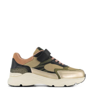 chunky sneakers goud